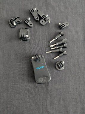 GoPro Black Mounting SCREWS SUN VISOR CLIP ETC